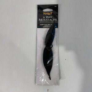 Spirit Halloween 6-Way Moustache Halloween Costume Prop